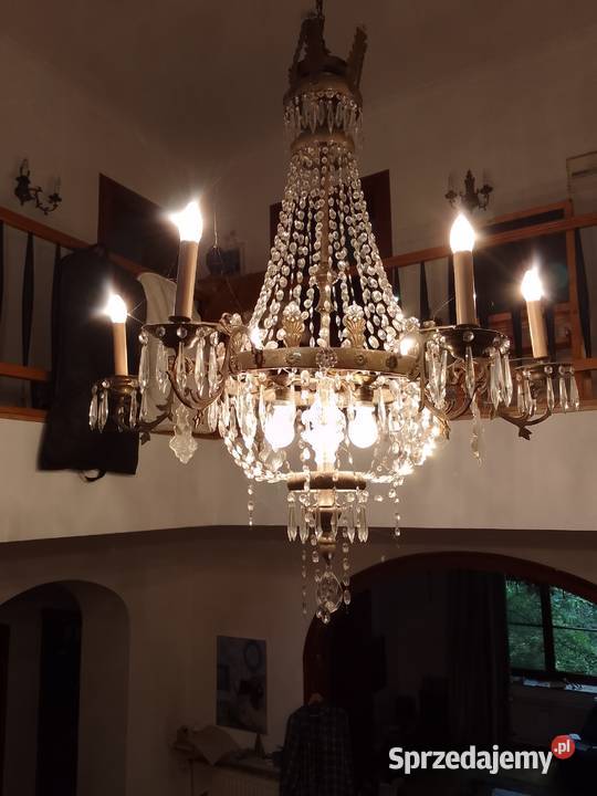 Żyrandol pałacowy małopolskie Kraków sprzedam