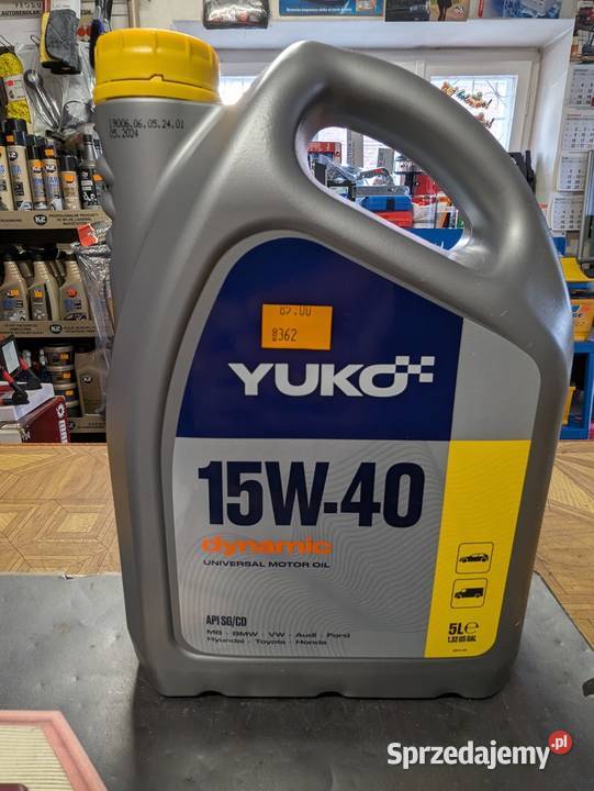 Olej Yuko dynamic 15W40 5l Łopuszno