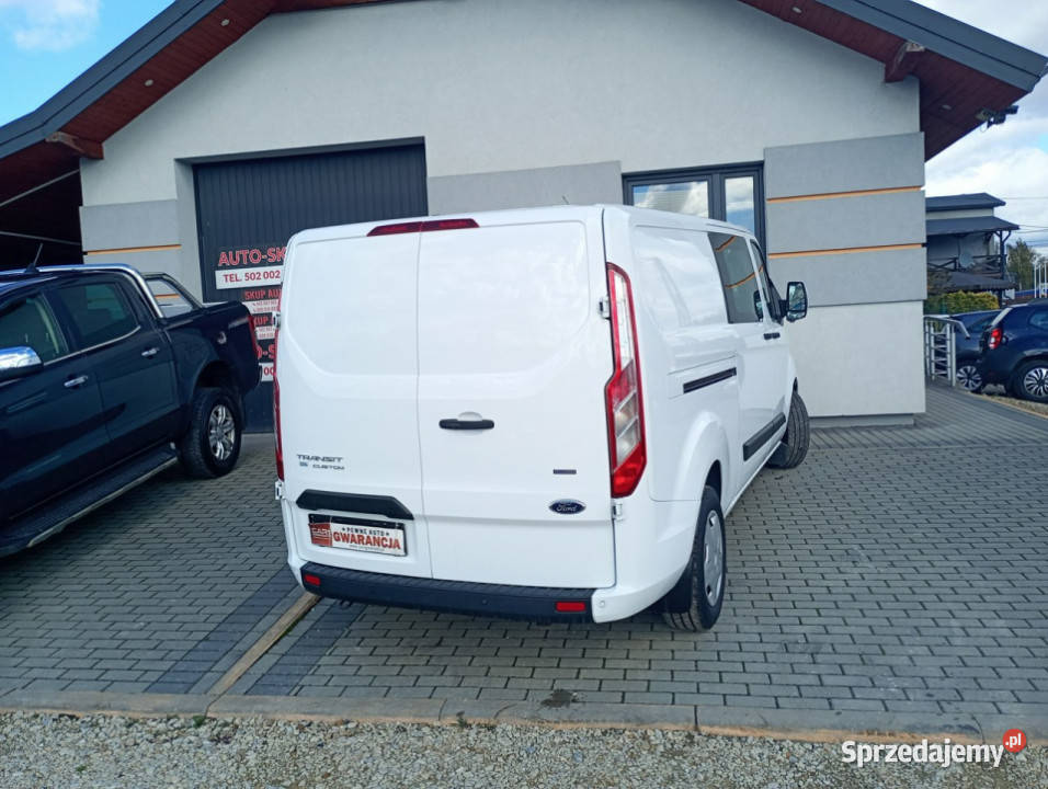 Ford Transit Custom doka 5osobowa longbrygadówka ABS Chełm Śląski