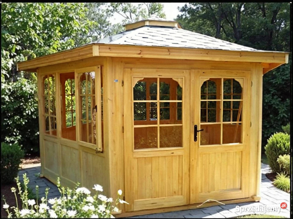 ALTANA 15 SZKLANA ALTANKA OGRODOWA DOMEK Parzymiechy
