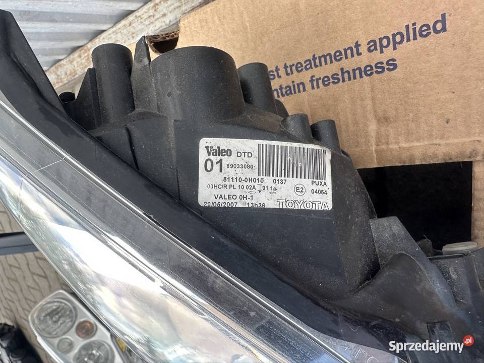 Lampa przednia Prawa Toyota Aygo I Wieluń
