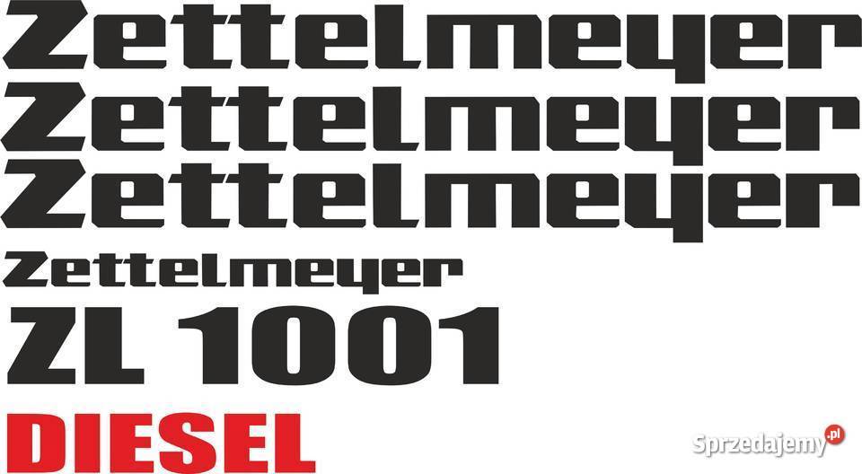 naklejki zettelmeyer zl 1001 Jeżewo