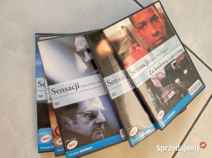Fabryka sensacji filmoteka dziennika 5 filmy dvd Kielce