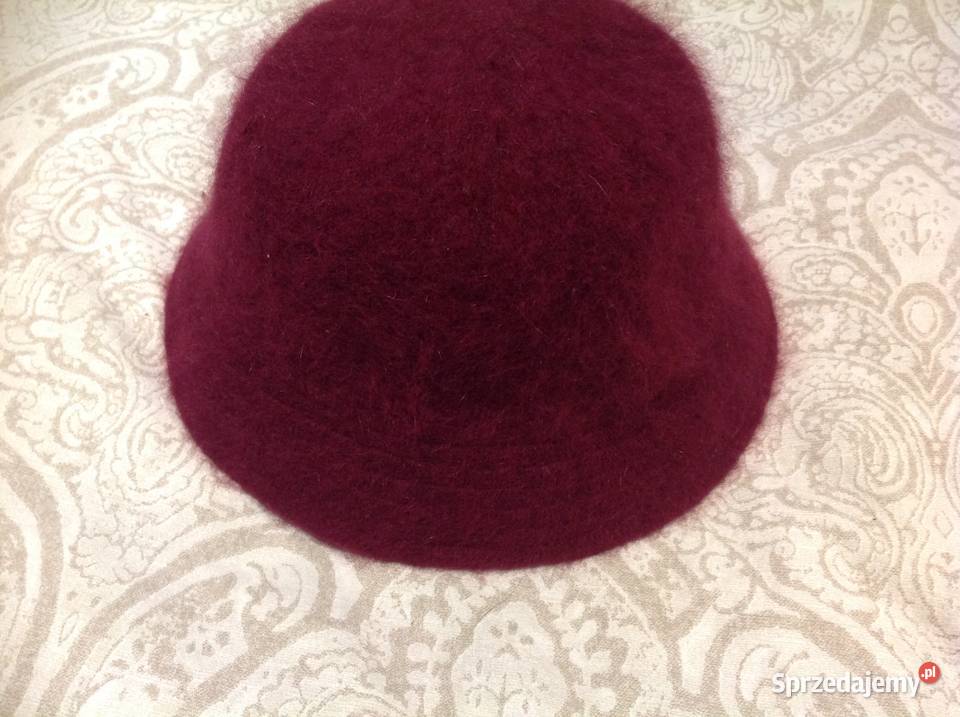 Kapelusz Czapka Damska ML 45 Wełna Angora 35 Nakrycia głowy Nowa Sól