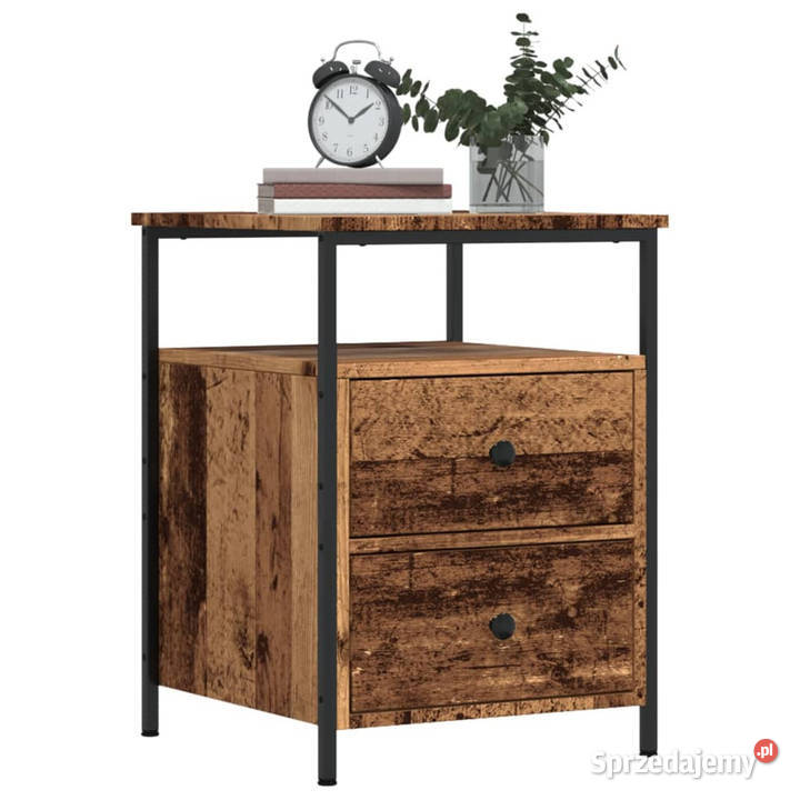 Szafka nocna stare drewno 44x45x60 WM857254 Warszawa