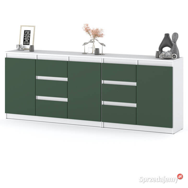 Komoda Nowoczesna Młodzieżowa Biała Butelkowa Elbląg