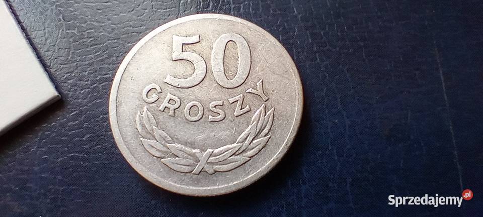 Stare monety 50 groszy 1965 PRL Polska Numizmatyka Lesko sprzedam