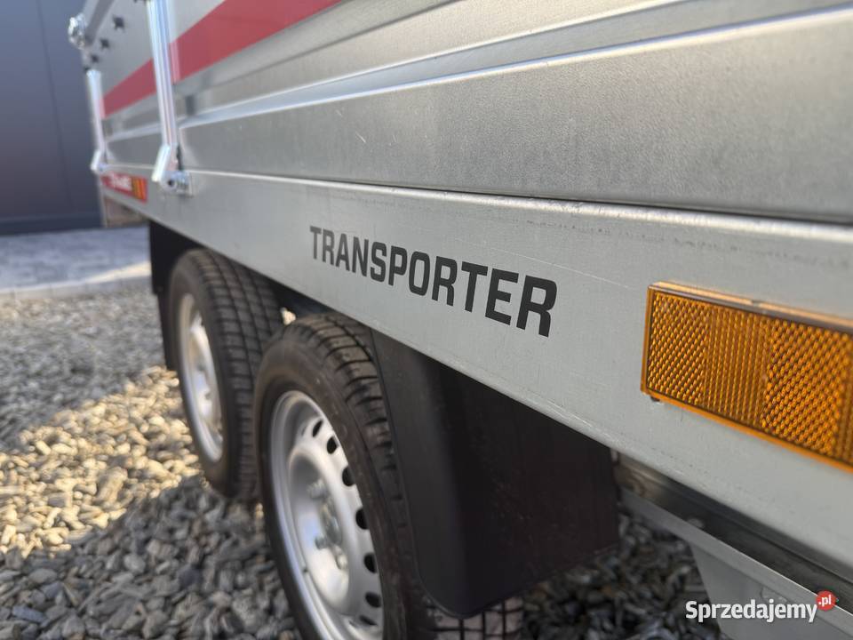 TEMARED TRANSPORTER 25152 przyczepka dwuosiowa burtowe Cegielsko