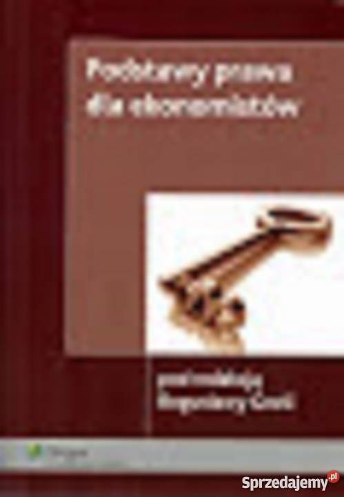 Podstawy prawa ekonomistów Gnela fa Kultura i Rozrywka Szczecin