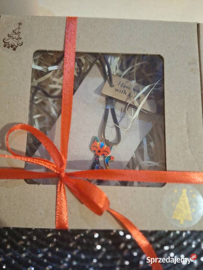 Naszyjnik stylowyzawieszka malowana ręcznie podkarpackie Strzyżów sprzedam