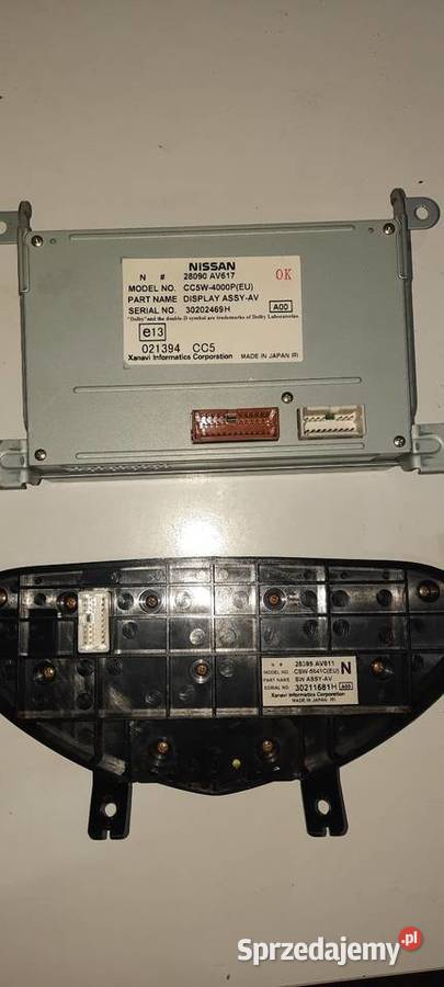 Panel sterowania wyświetlacz nissan Primera p12 Łódź