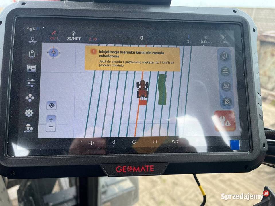 Nawigacja rolnicza RTK Geomate GM10 warzywnictwa Rząśno