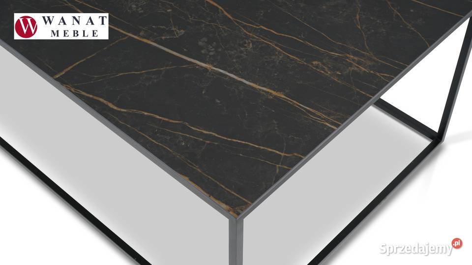 Ława Stolik Spiek Kwarcowy 100x100 czarna Toruń