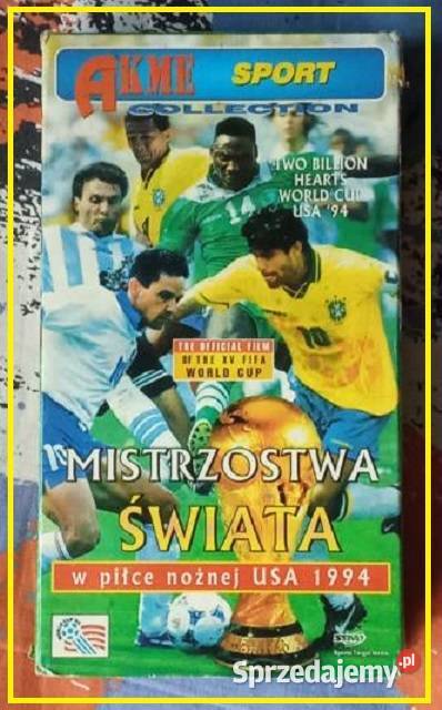 Kaseta VHS Mistrzostwa Świata w Piłce Nożnej Łódź