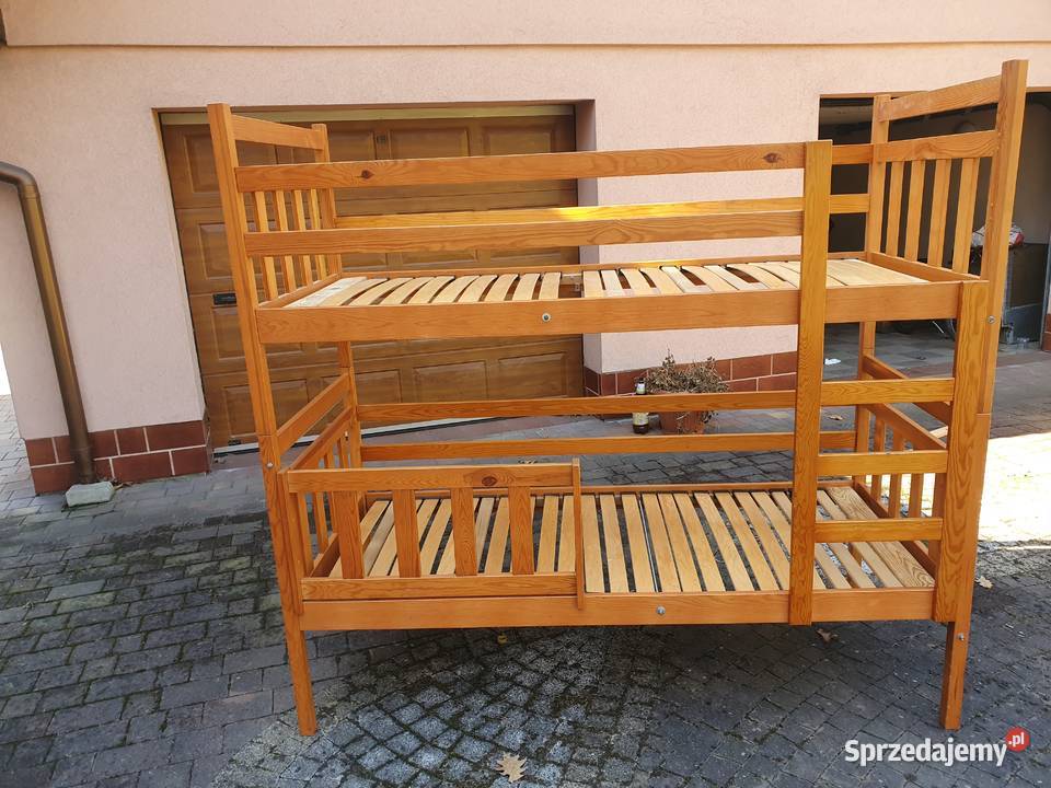 Łóżko piętrowe 3 osobowe z szufladami