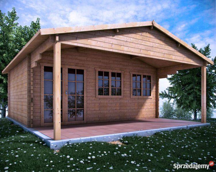 Drewniany domek letniskowy Helena 27 m2 Mrągowo