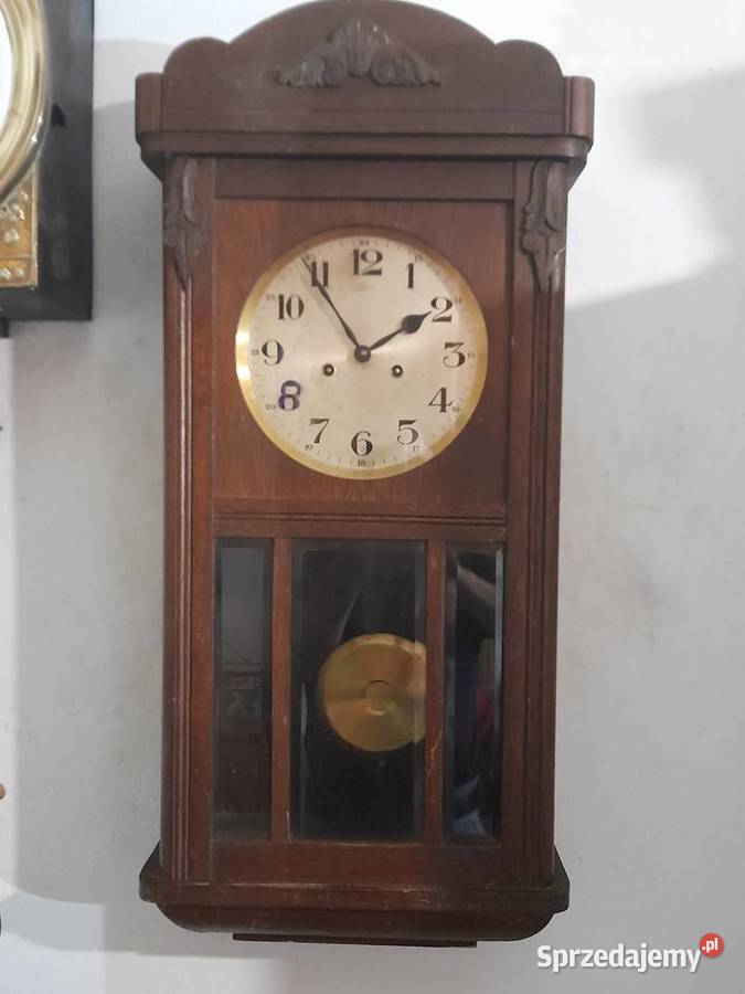 Wiszący zegar ścienny Gustav Becker Rzeszów sprzedam