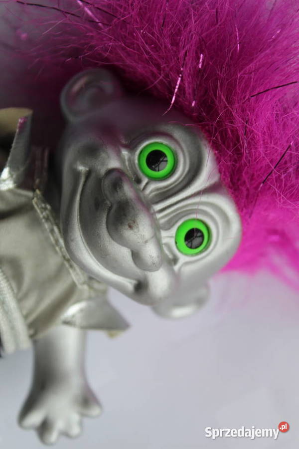 Troll Russ Różowe Kosmita Srebrny Ufo Figurka Bielsko-Biała