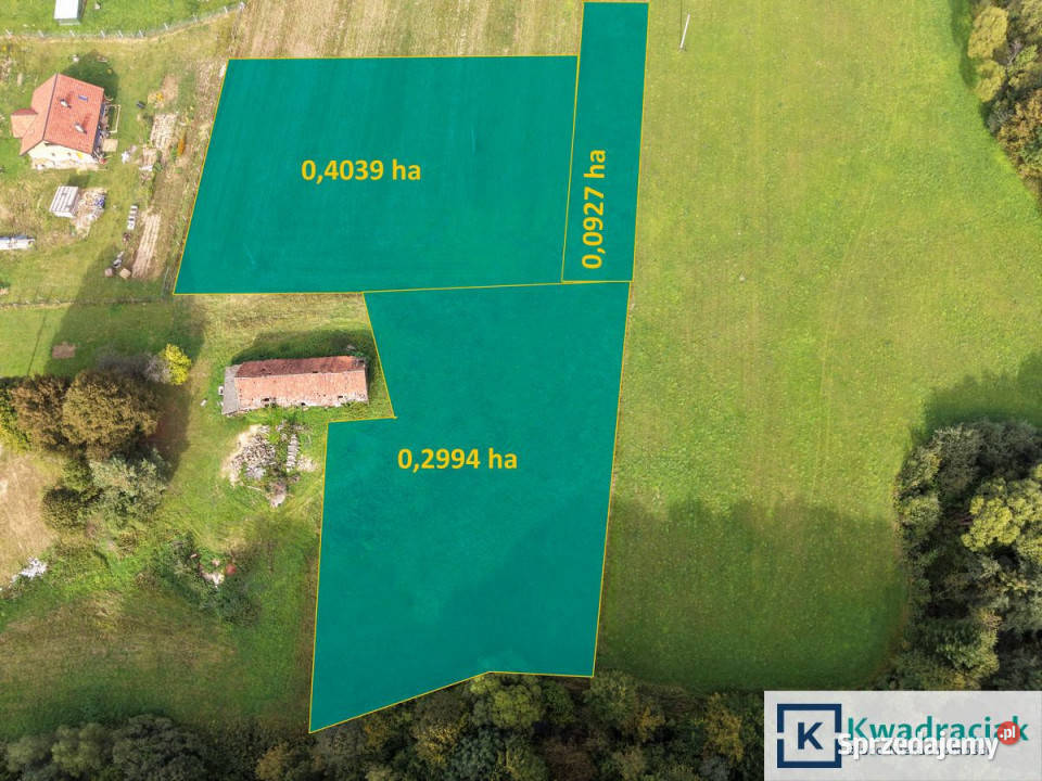 sprzedaży działki Zawadka 7960m2