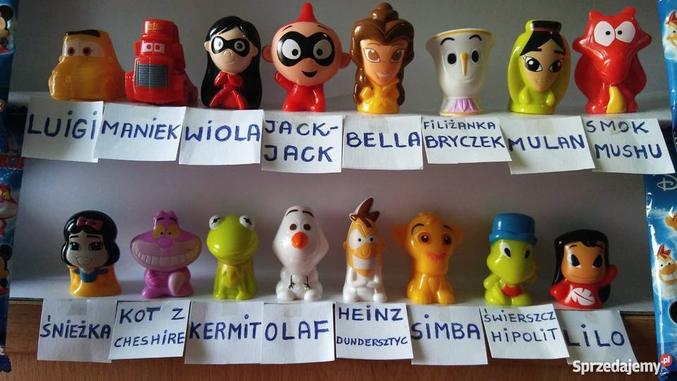 nowe figurki naklejki Disney wikkeez bajki