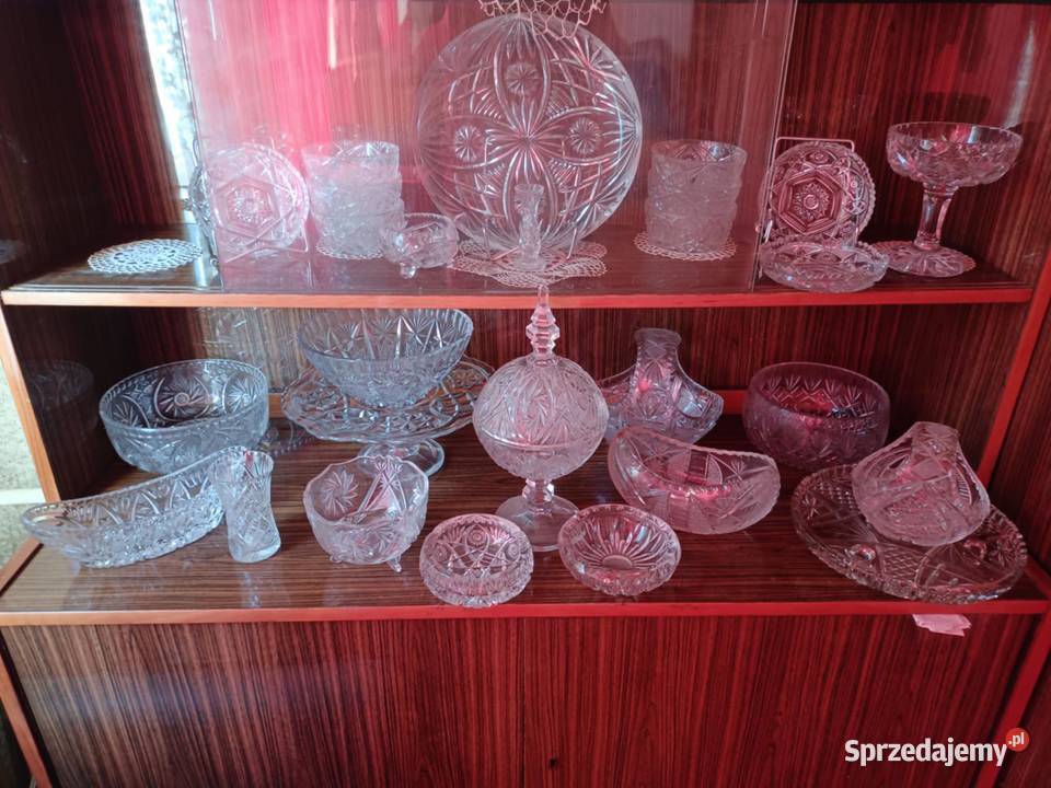 Zestaw kryształów z czasów PRL w sumie 37 śląskie Będzin
