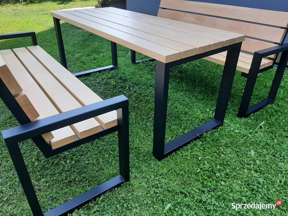 Bukowe Meble Ogrodowe Loft Drewno podlaskie