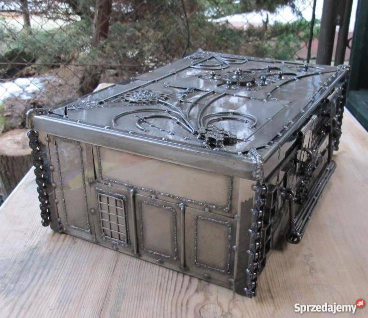 skrzynia metalowa spawana steampunk Kraków sprzedam