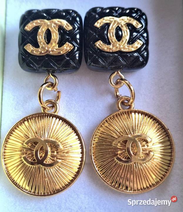 kolczyki Chanel z zawieszek