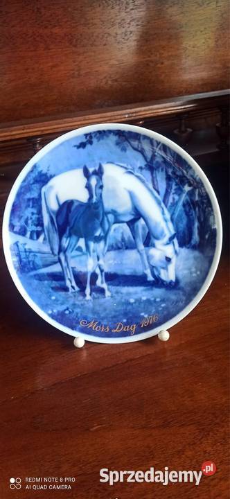 Talerz Mother Day Royal Tettau Konie Łabędzie Gdańsk