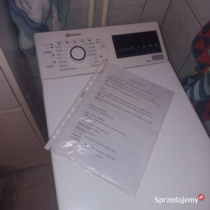 Pralka Bauknecht Kobierzyce