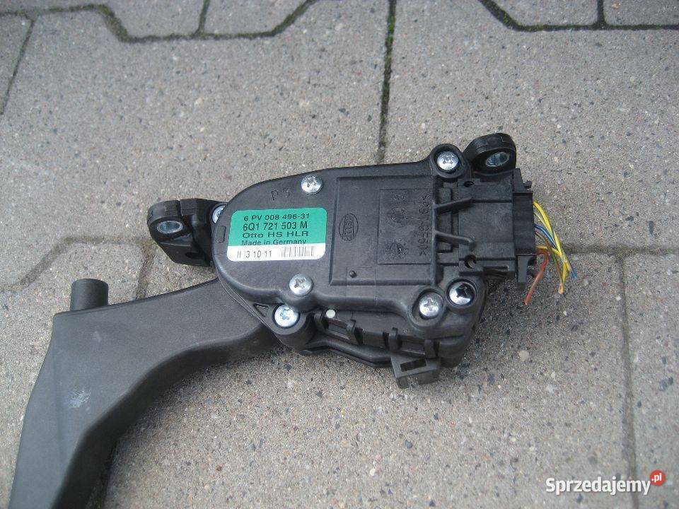 vw polo 6r 14 benzyna 16v potencjometr pedał osobowe Pozostałe Rakoniewice
