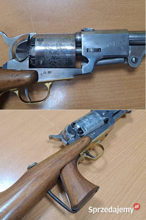 Rewolwer czarnoprochowy karabinek Colt DRAGON Militaria łódzkie Łódź sprzedam