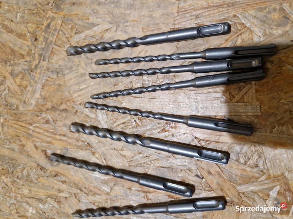 WIERTŁA DO BETONU SDS PLUS ZESTAW WIERTEŁ 8 Głogowa sprzedam