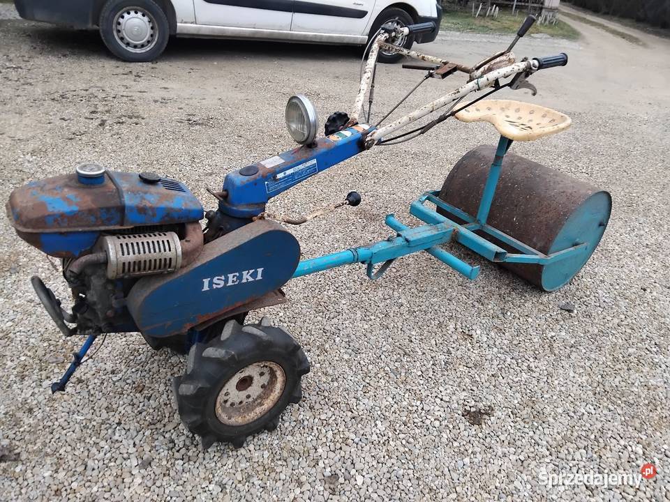 Traktorek jednoosiowy ogrodowy Iseki walec wałek
