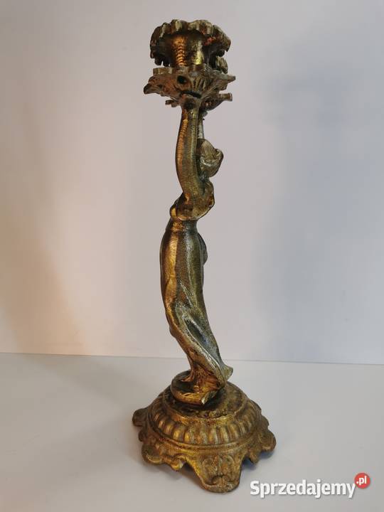 stary świecznik metalowy Pozostałe lubelskie Lublin