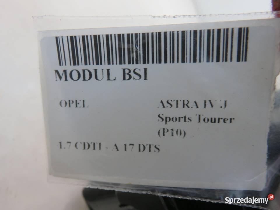 BSI OPEL ASTRA IV J 17 CDTI A 17 DTS C11000139 małopolskie