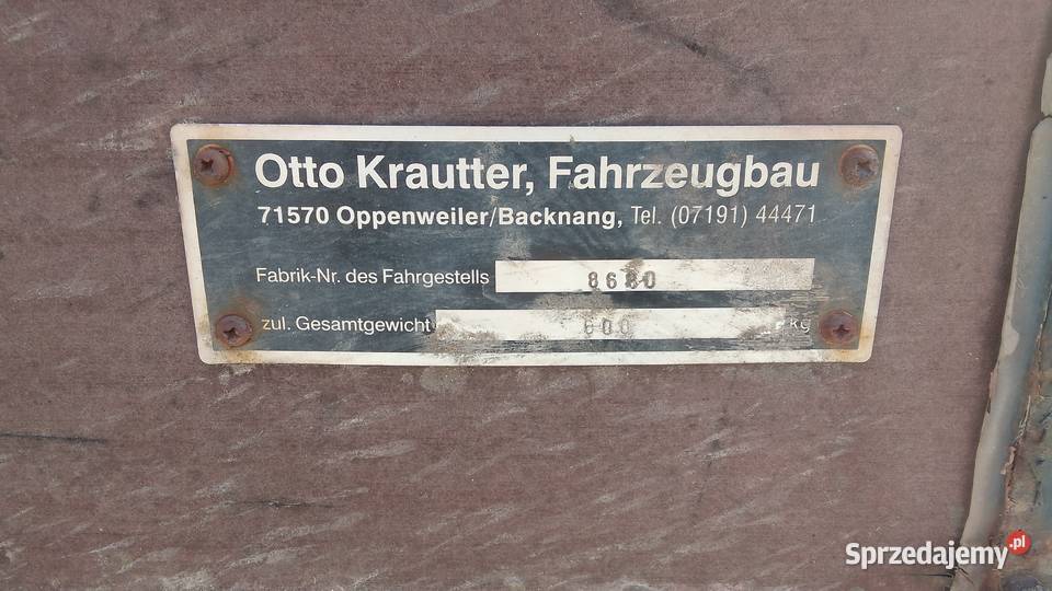 Przyczepka SAM Sokołów Małopolski