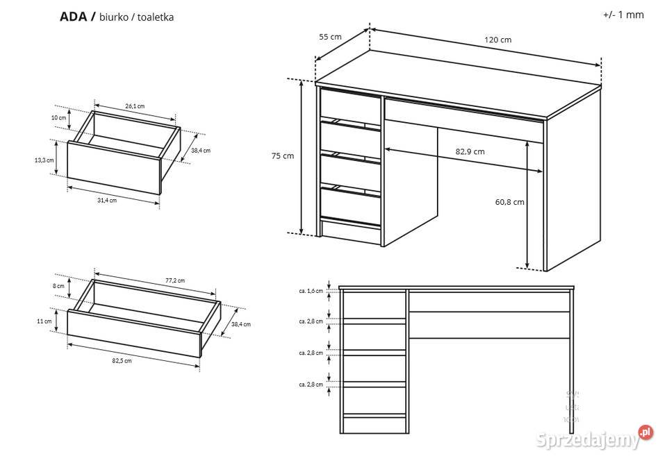 Biurko ADA Pokój dziecięcy biurko szkolne Nauka Częstochowa