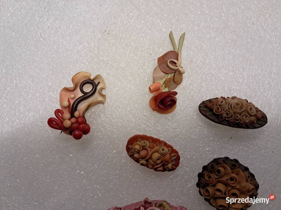 broszki z prlu stan dł 4 i 3 Sandomierz