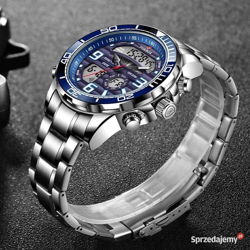 Zegarek męski sportowy cyfrowy alarm datownik męskie Gorzów Wielkopolski