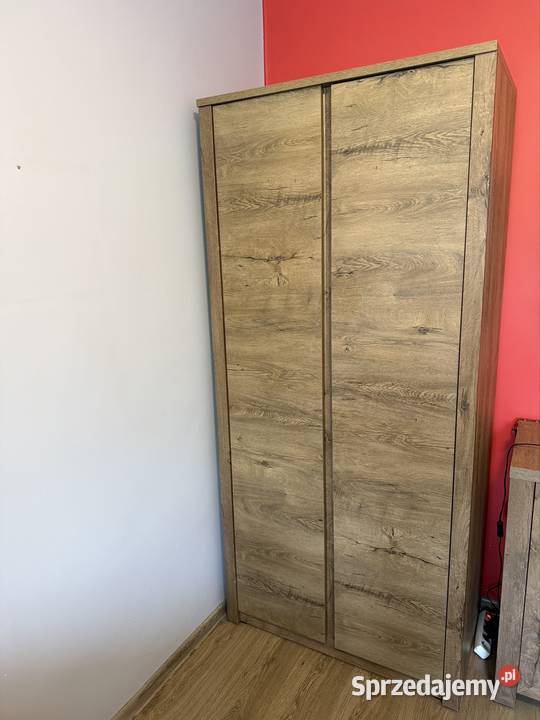 JYSK Szafa VEDDE 90x197 kolor ciemny dąb dziki Gidle