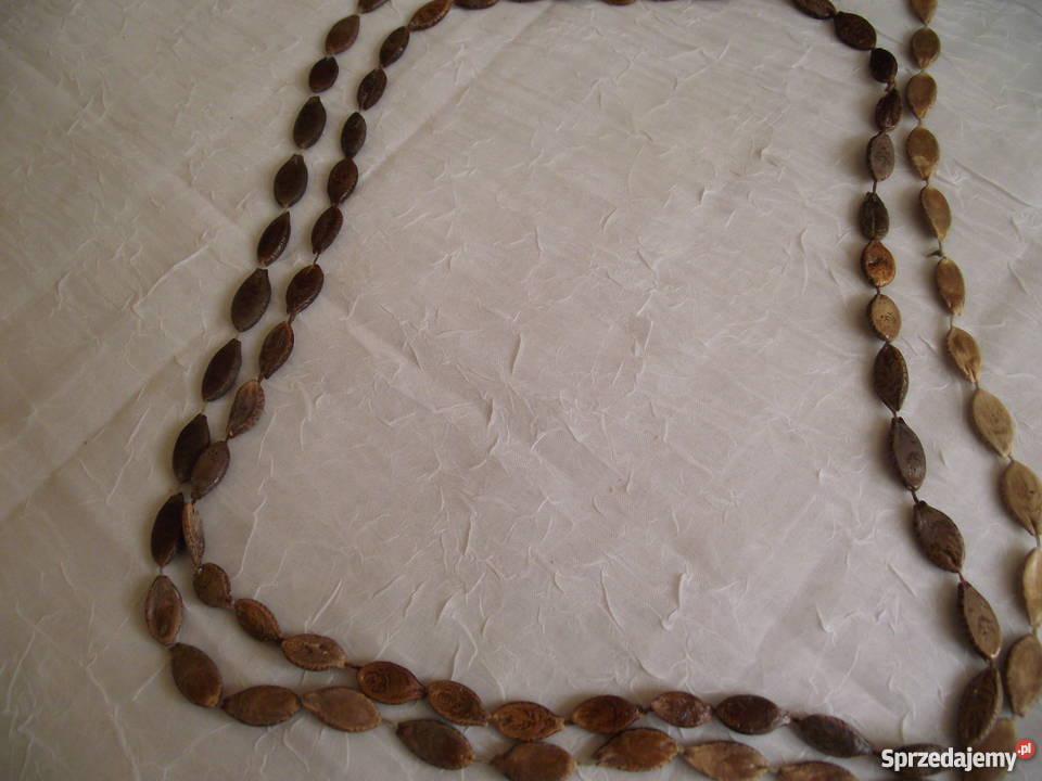 EKOLOGICZNE NASZYJNIKI Z NASION KOLCZURKI Piła