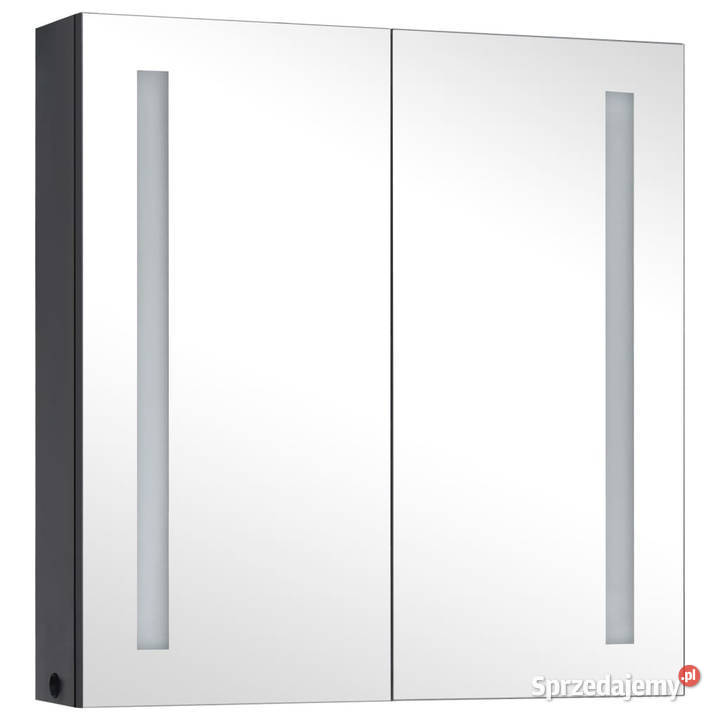 Szafka łazienkowa z lustrem i LED 62x14x60