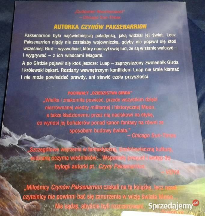 Bez wyrzeczenia Dziedzictwo Girda Księga I Moon