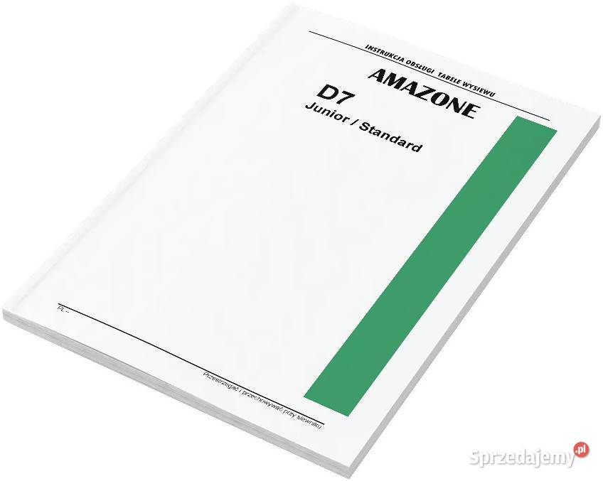 Amazone Instrukcja obsługi AD 252 302 402 AD252 Szamotuły