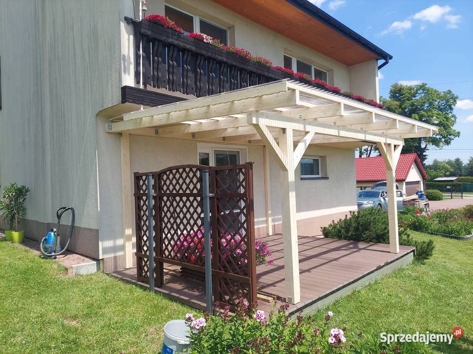 Pergola 3x5 Altana Zadaszenie Dach Poliwęglan małopolskie Smolice