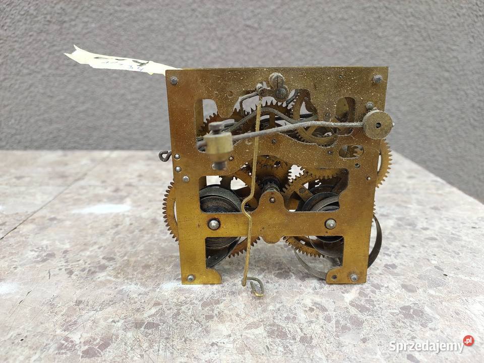 654 Mechanizm starego zegara ściennego Junghans Tczew sprzedam
