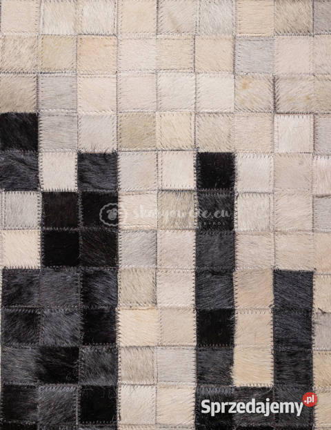 Skóra bydlęca dywan patchwork skórzany 80x150 Szaflary