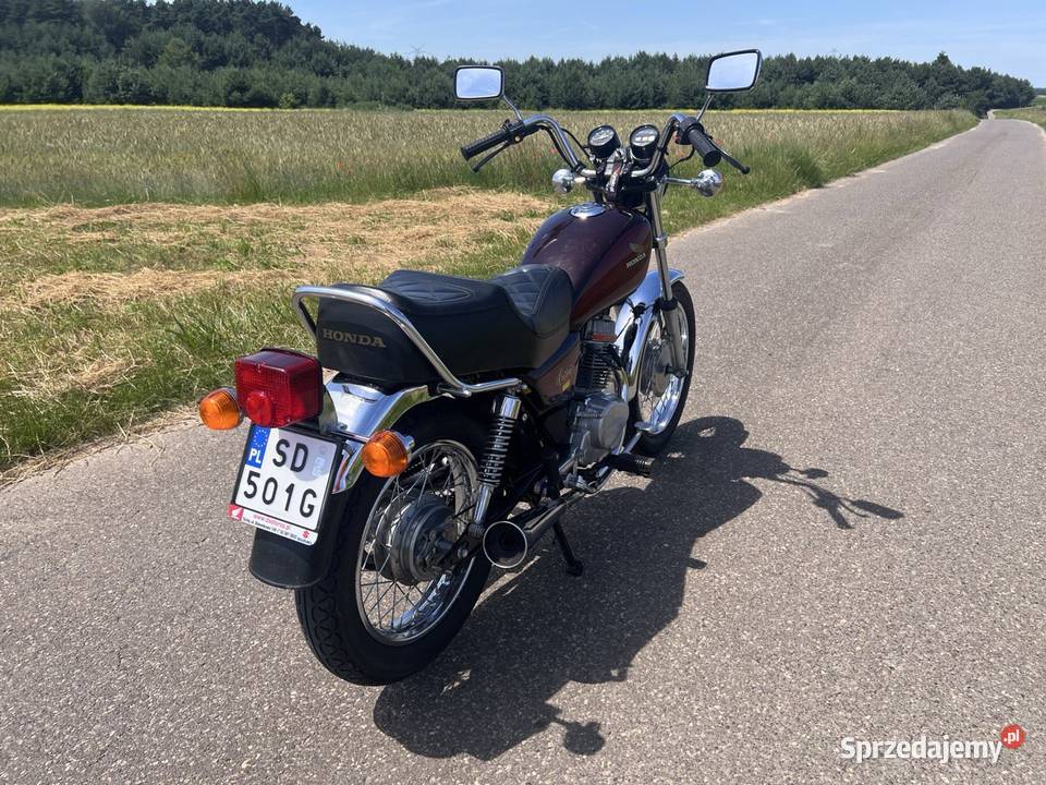 Honda 125 C Custom super stan 19 000 gotowa do Dąbrowa Górnicza