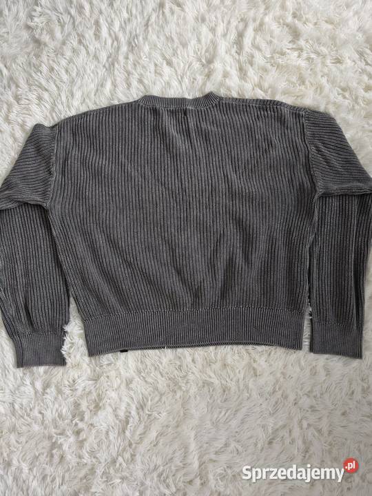 Cropp Sweter Szary Baggy Streetwear Skater Style długi Myślenice